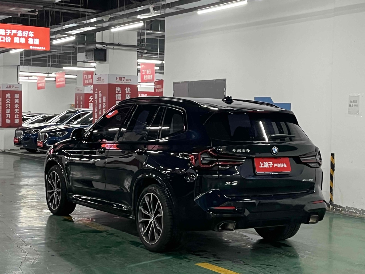 寶馬 寶馬X3  2023款 改款 xDrive30i 領(lǐng)先型 M曜夜套裝圖片