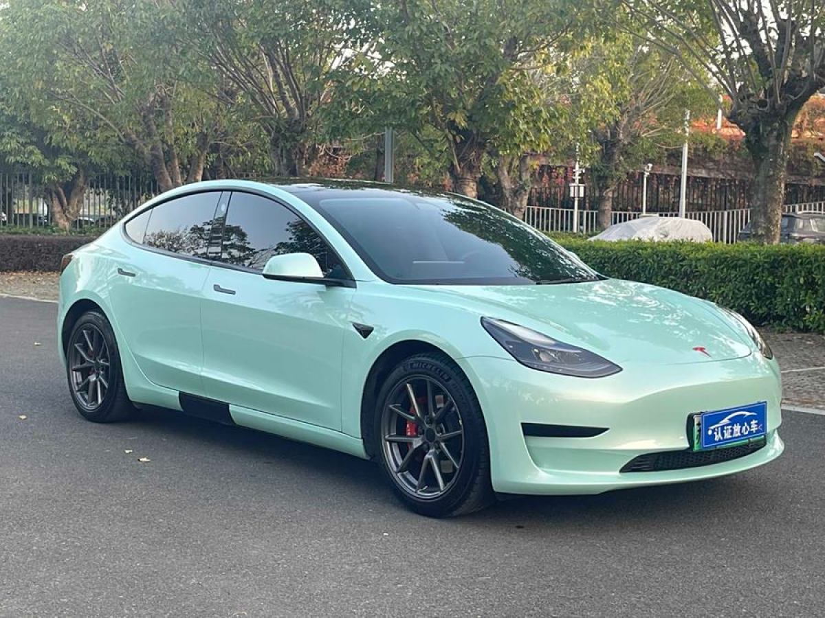 特斯拉 Model 3  2021款 改款 標(biāo)準(zhǔn)續(xù)航后驅(qū)升級版圖片