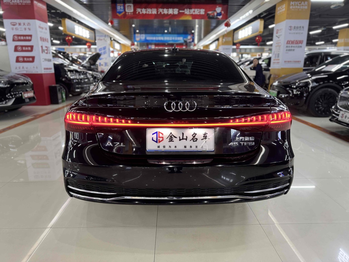 奧迪 奧迪A7L  2024款 45TFSI S-line 筑夢型 流晶套裝圖片