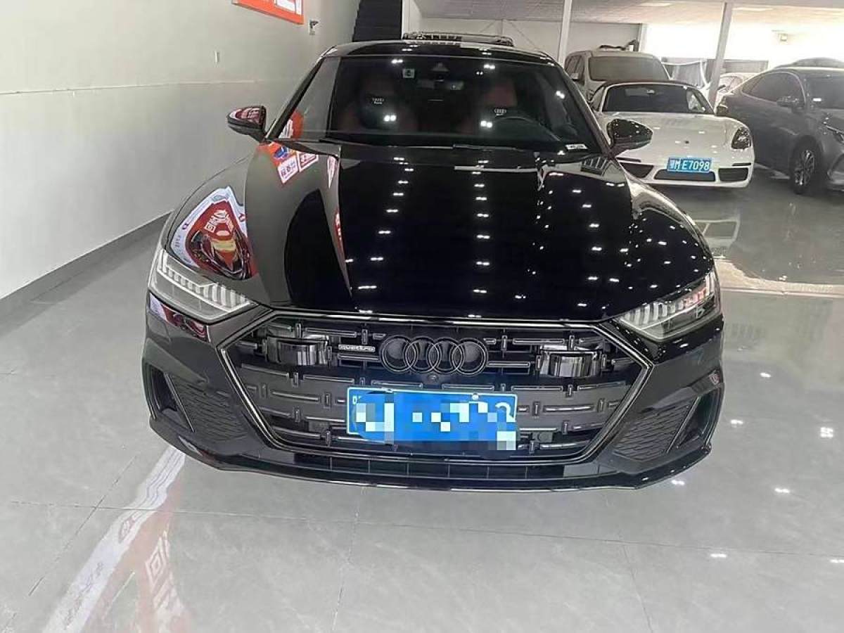 奧迪 奧迪A7L  2023款 45 TFSI quattro S-line 黑武士版圖片