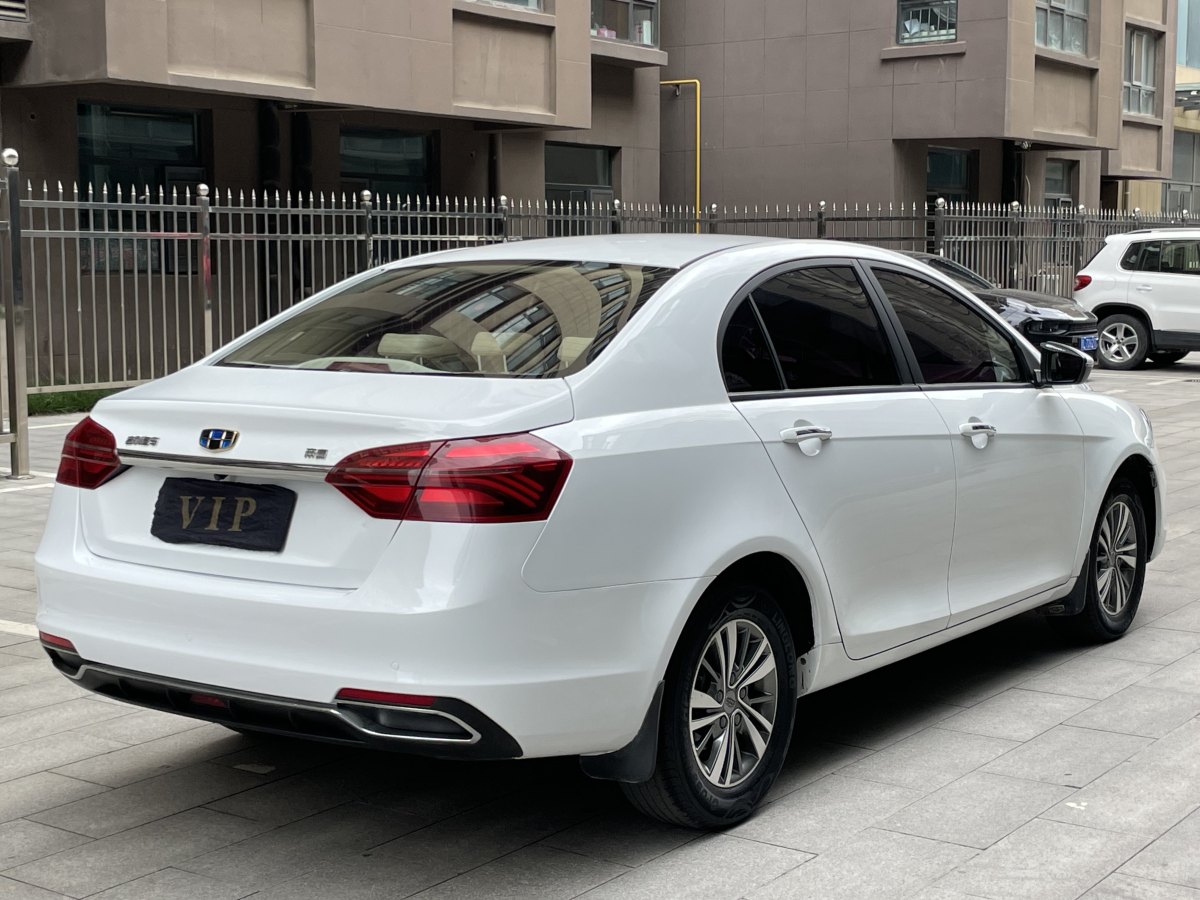 2018年8月吉利 帝豪  2018款 1.5L CVT豪華型