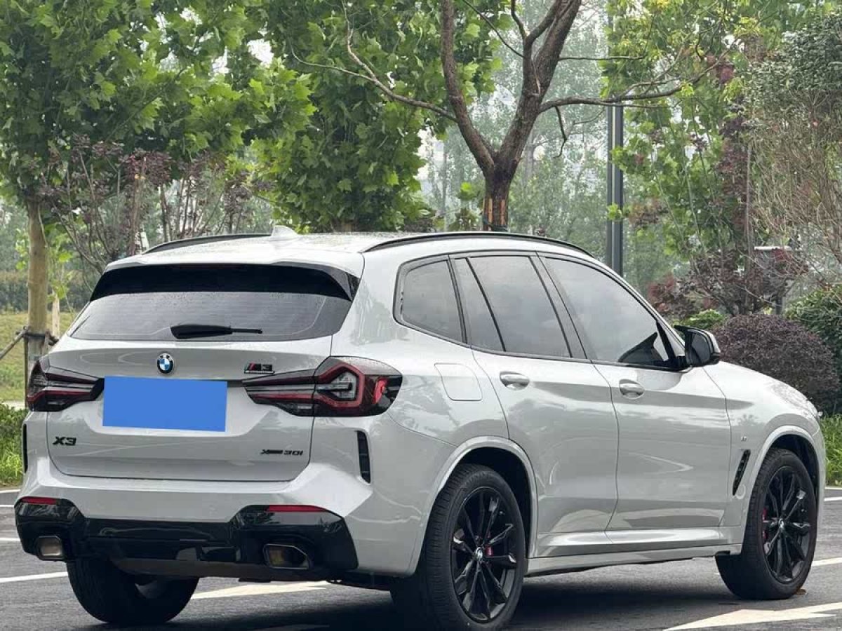 寶馬 寶馬X3  2022款 改款 xDrive30i 領(lǐng)先型 M曜夜套裝圖片