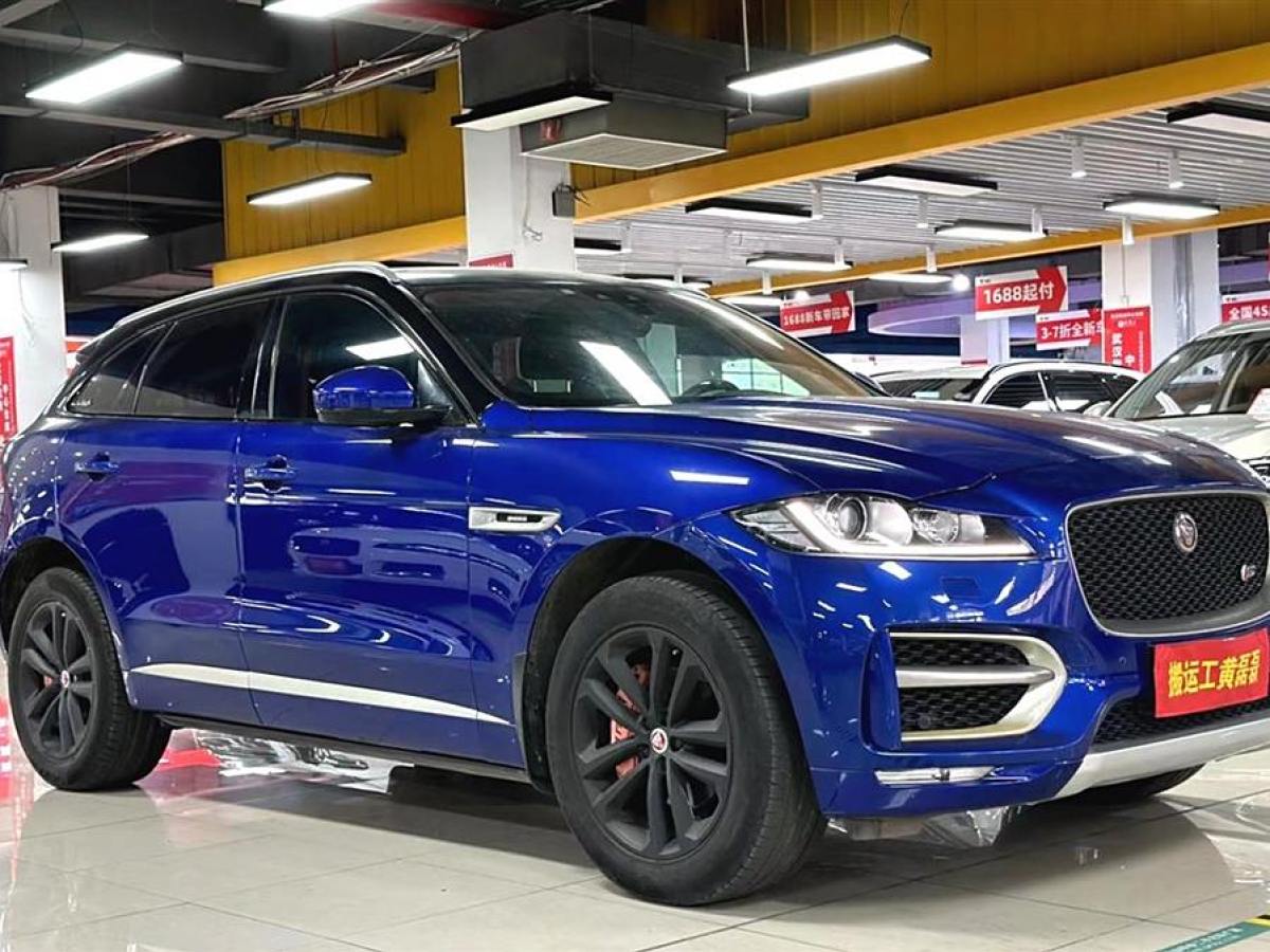 2019年1月捷豹 F-PACE  2018款 改款 2.0T 四驅R-Sport運動版