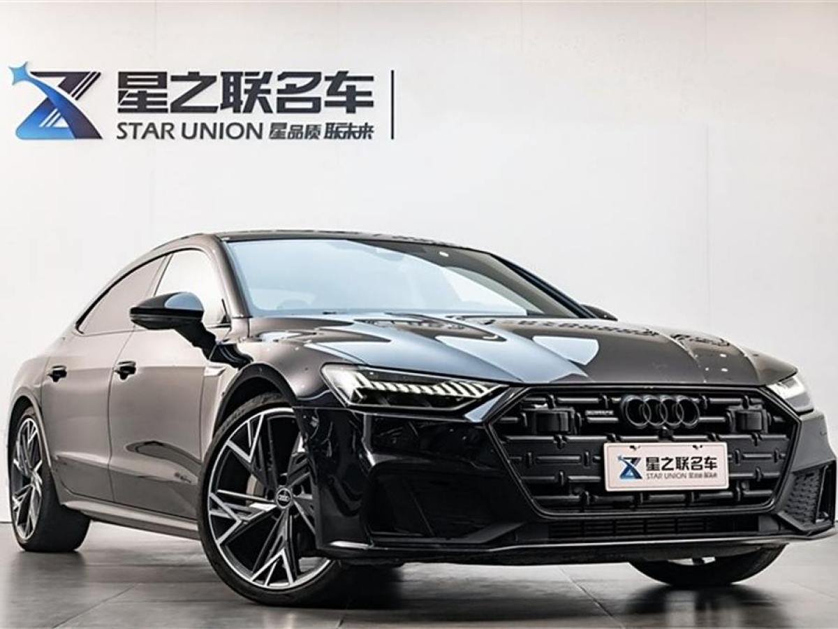 奧迪 奧迪A7L  2023款 45 TFSI quattro S-line 黑武士版圖片