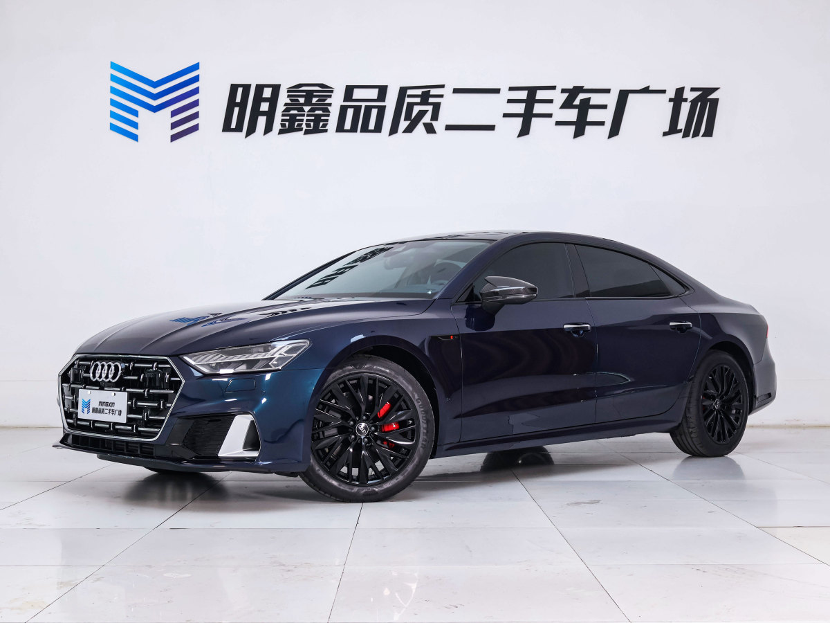 2024年2月奧迪 奧迪A7L  2024款 45TFSI S-line 筑夢型 流晶套裝