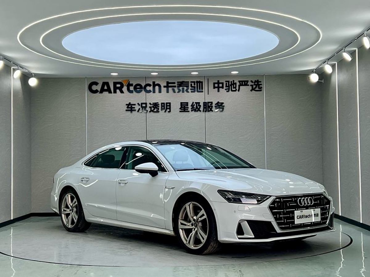 奧迪 奧迪A7L  2022款 45 TFSI quattro S-line 風(fēng)騎士圖片