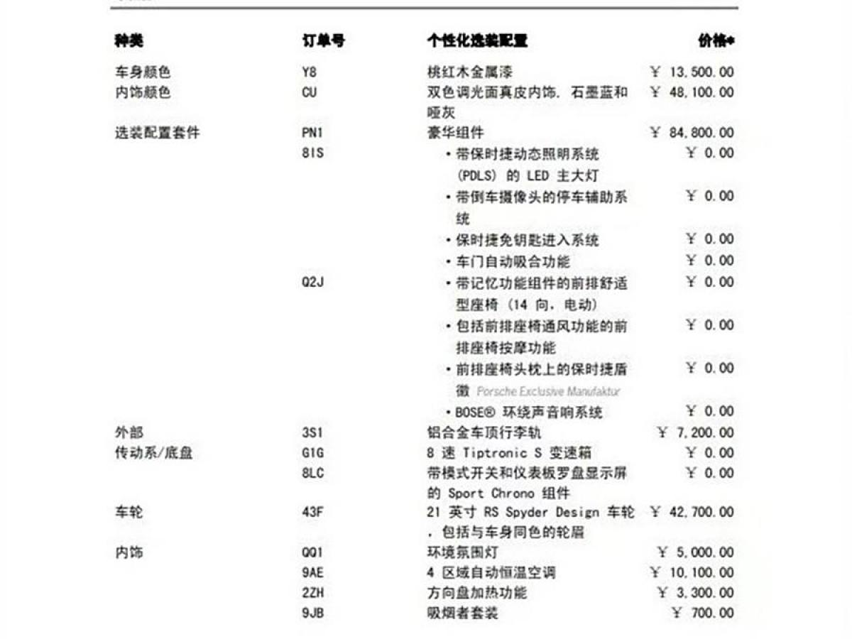 保時捷 Cayenne新能源  2021款 Cayenne E-Hybrid 2.0T圖片