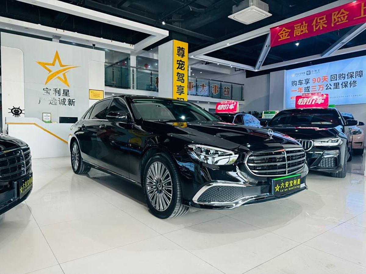 奔馳 奔馳E級  2023款 改款 E 300 L 時尚型圖片