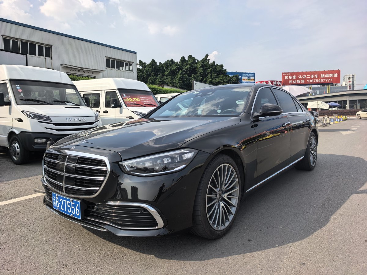 奔馳 奔馳S級  2022款 改款 S 400 L 商務(wù)型圖片