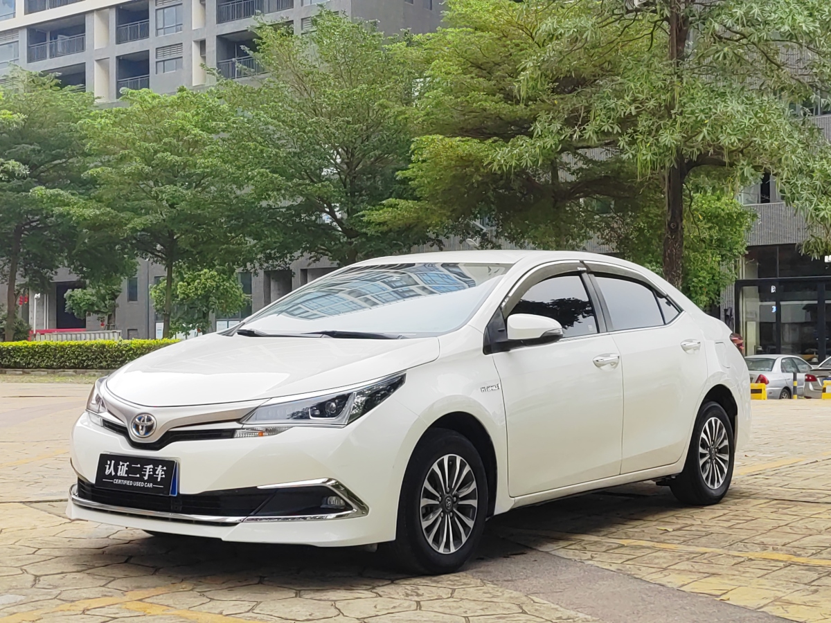 2018年3月豐田 卡羅拉  2018款 雙擎 1.8L E-CVT智尚版