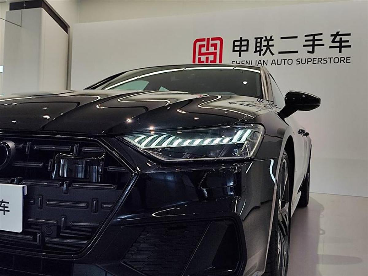 奧迪 奧迪A7L  2023款 45 TFSI quattro S-line 黑武士版圖片