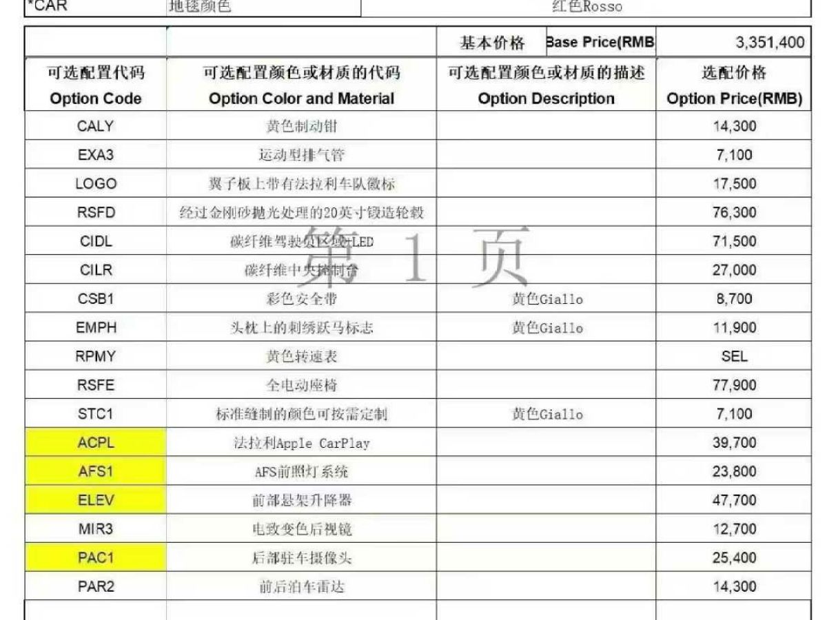 法拉利 Purosangue  2023款 6.5L V12圖片