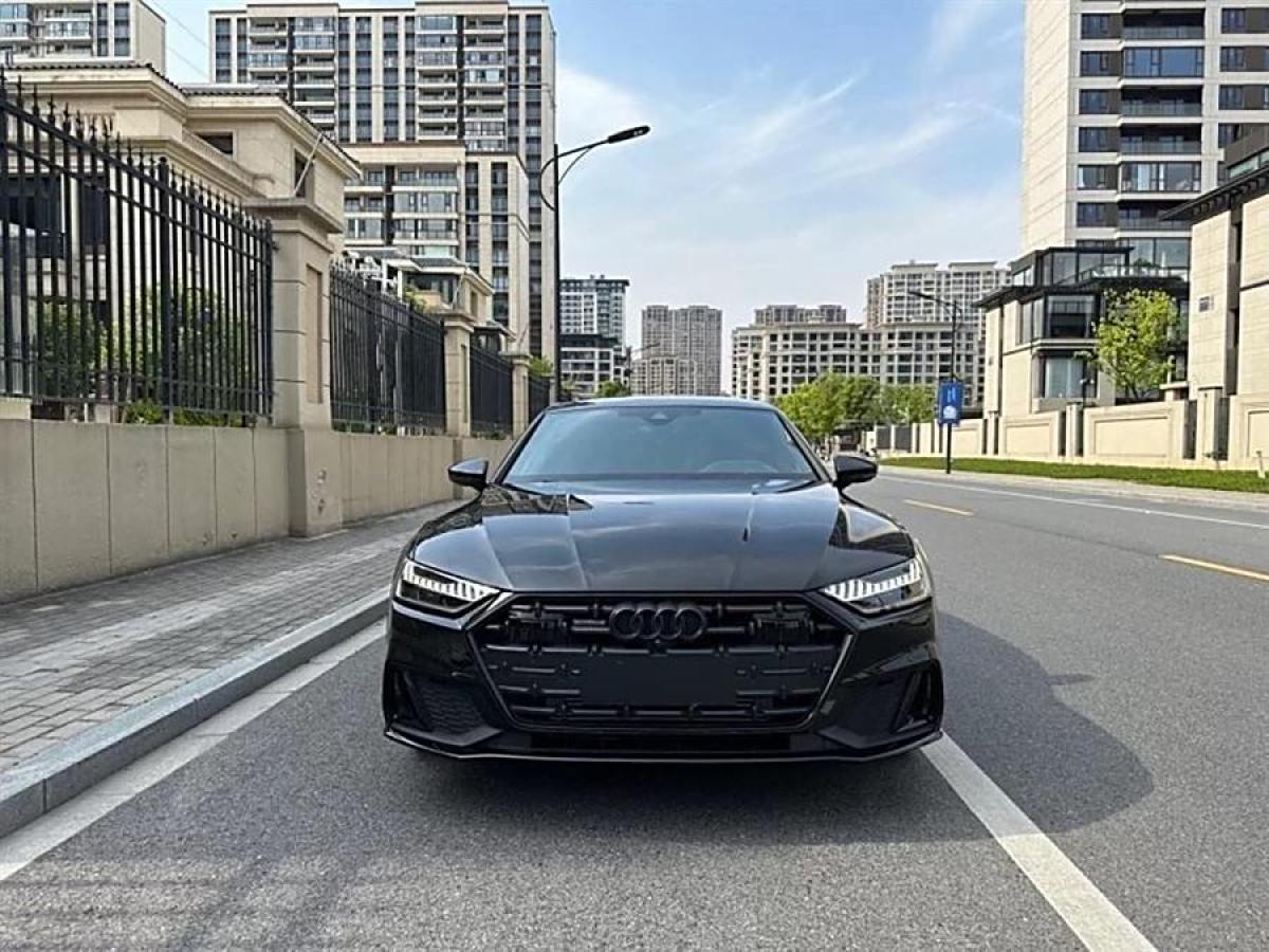 奧迪 奧迪A7L  2023款 45 TFSI quattro S-line 黑武士版圖片