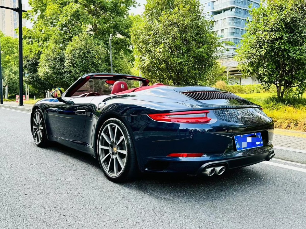 2016年5月保時(shí)捷 911  2016款 Carrera S Cabriolet 3.0T