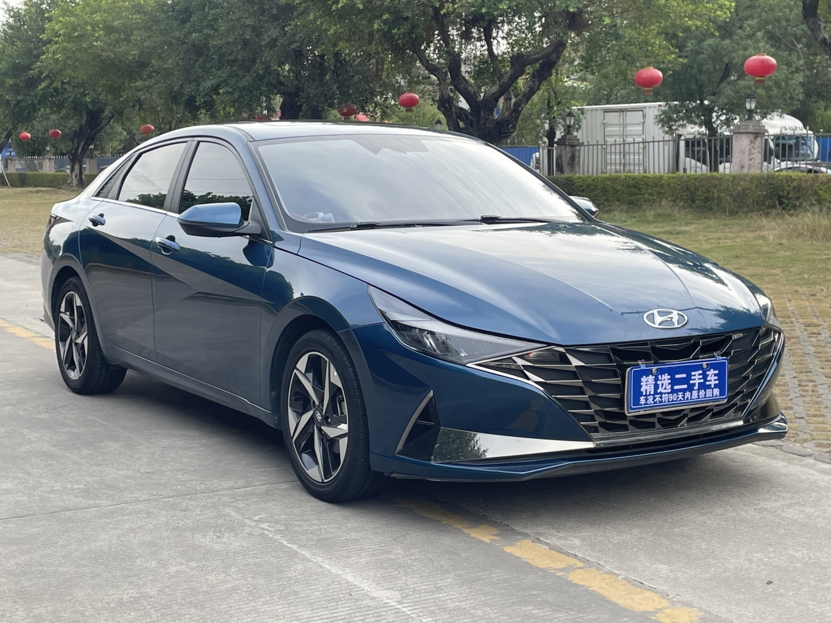 現(xiàn)代 伊蘭特  2021款 1.5L LUX尊貴版圖片