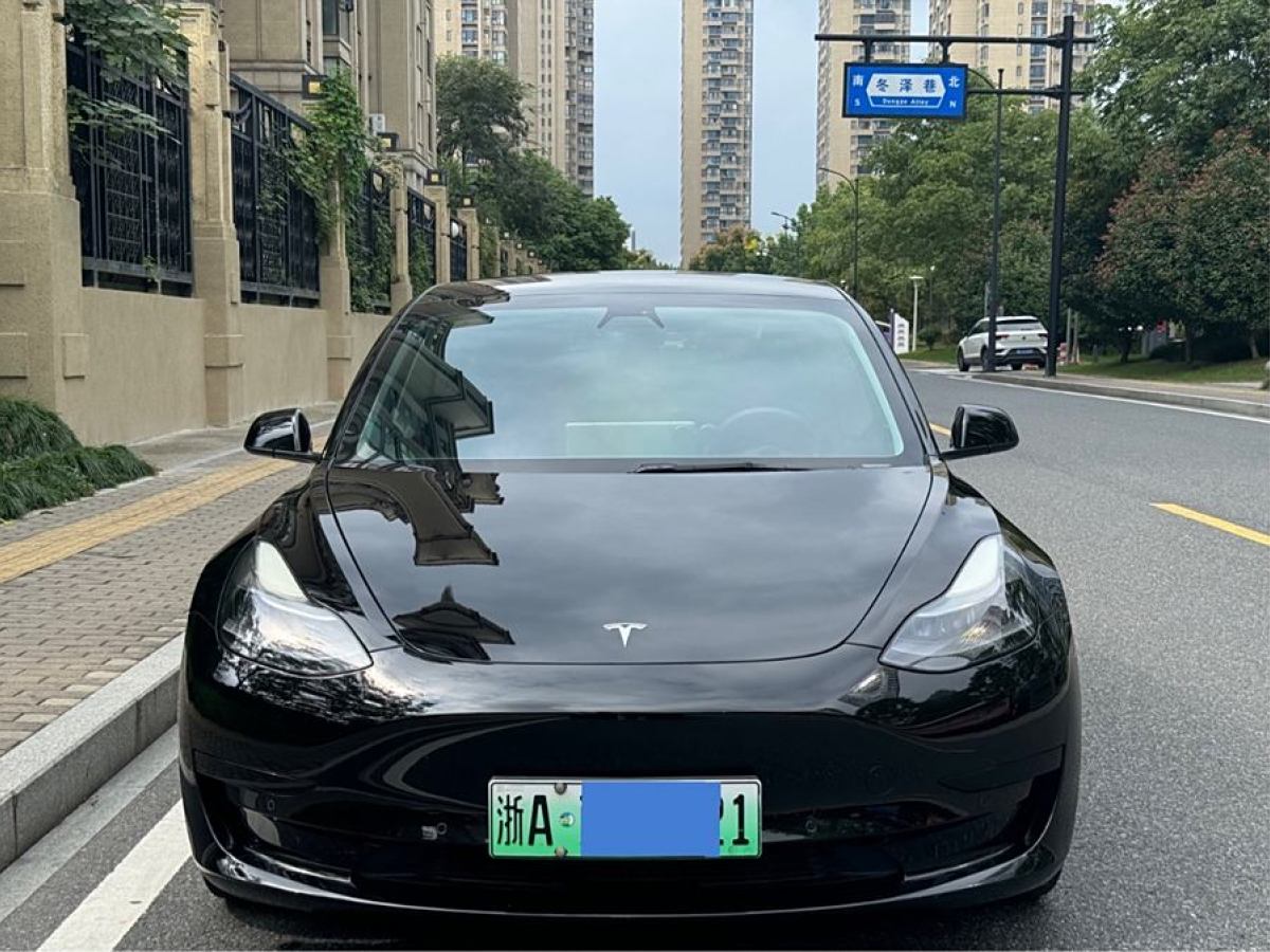 2021年4月特斯拉 Model Y  2021款 改款 標(biāo)準續(xù)航后驅(qū)升級版