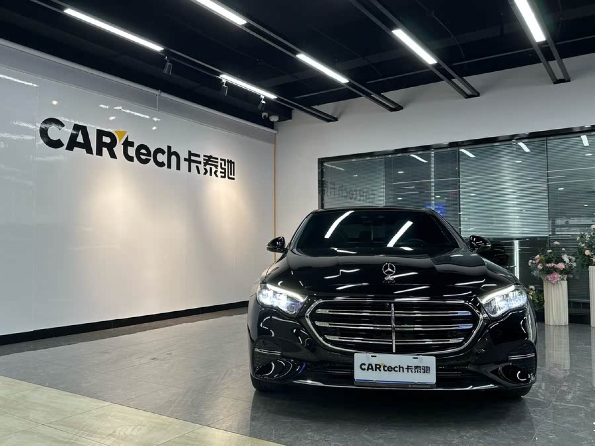 奔馳 奔馳E級  2024款 改款 E 300 L 時尚型圖片