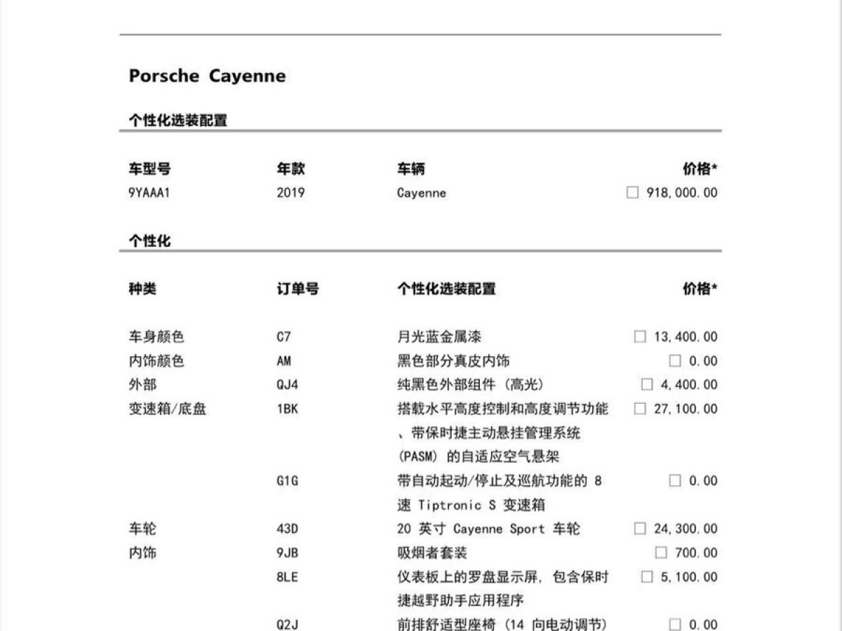 保時捷 Cayenne  2019款 Cayenne 3.0T圖片