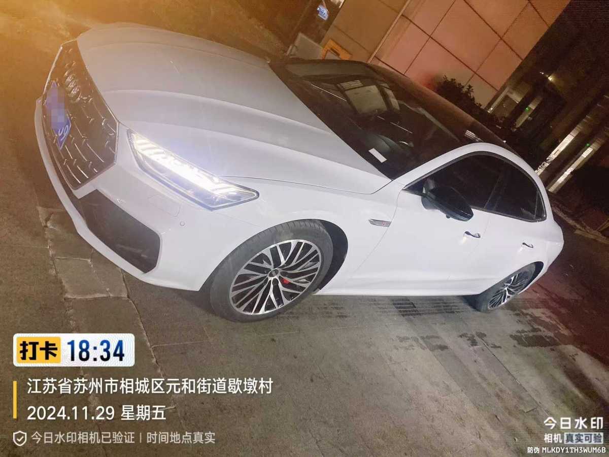 奧迪 奧迪A7L  2024款 45TFSI S-line 筑夢型 流晶套裝圖片