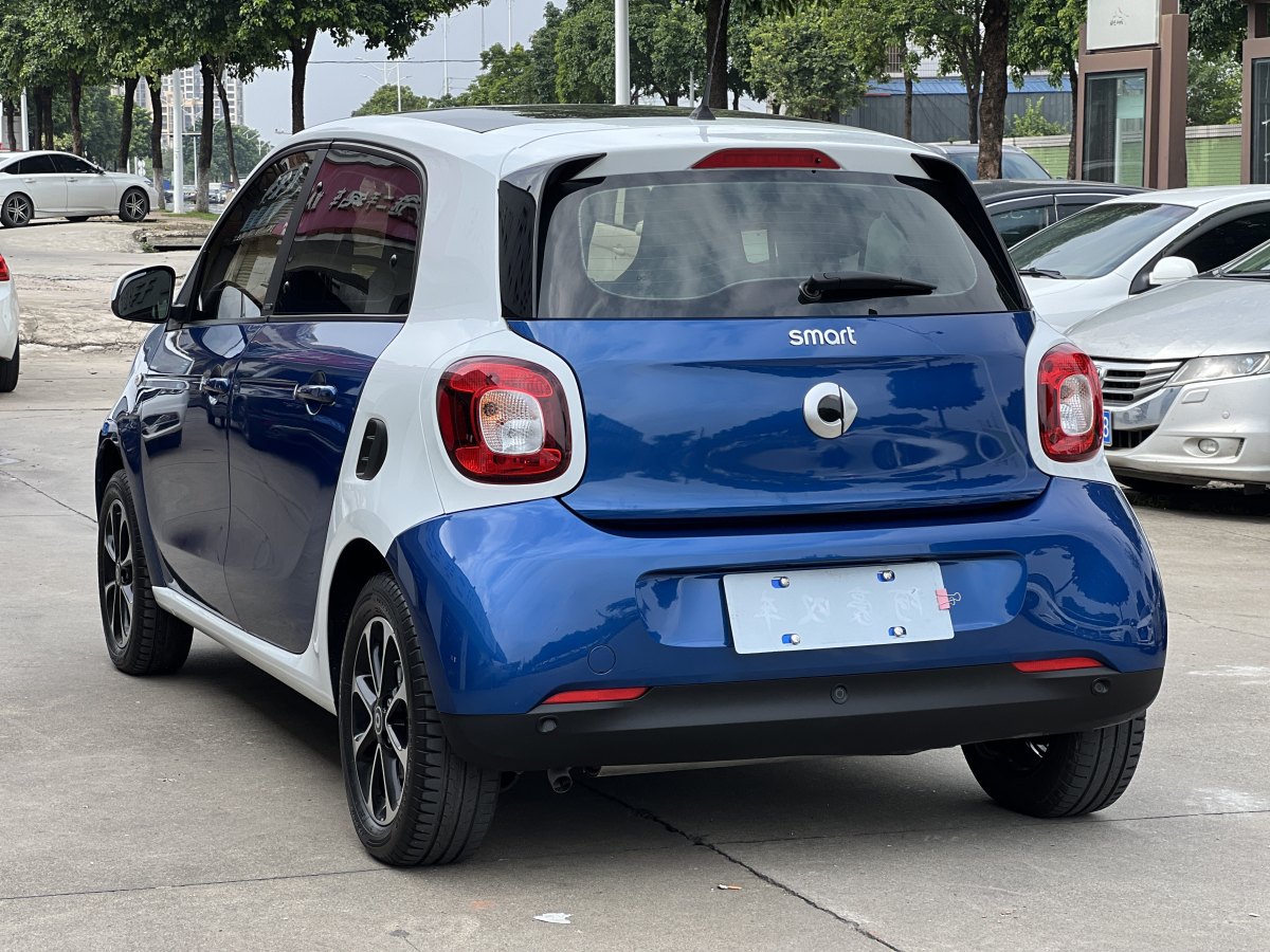 2019年1月smart forfour  2016款 1.0L 52千瓦激情版