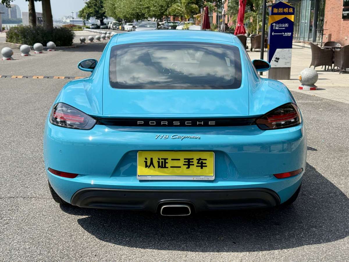 2017年06月保時捷 718  2016款 Cayman 2.0T