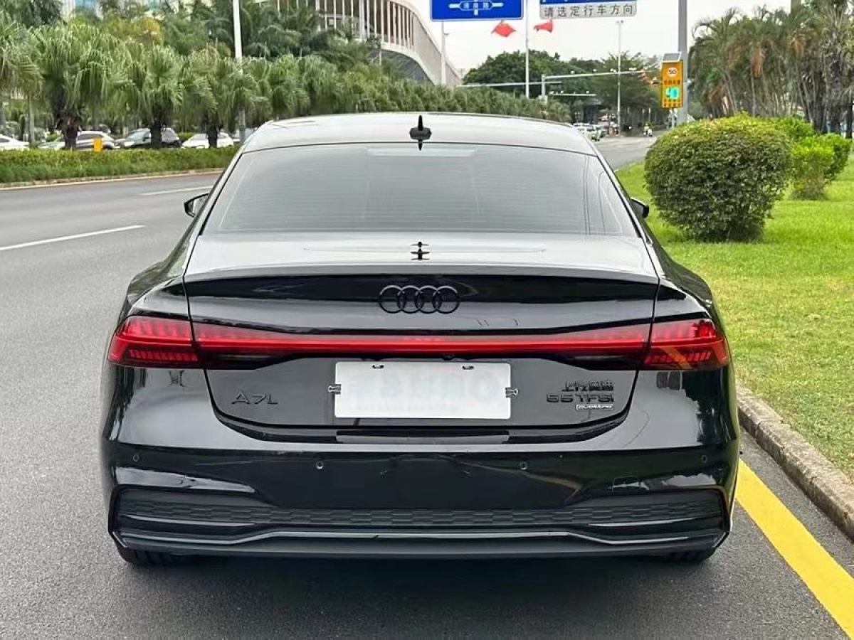 奧迪 奧迪A7L  2024款 45 TFSI quattro S-line 黑武士版圖片