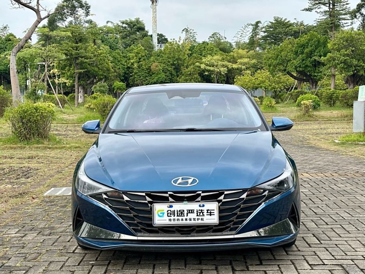 現(xiàn)代 伊蘭特  2022款 1.5L CVT LUX尊貴版圖片