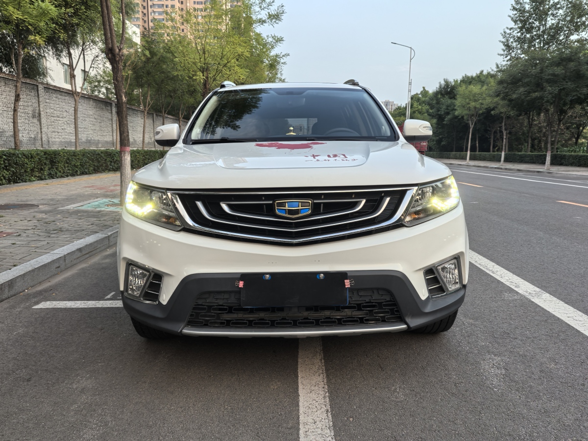 2018年5月吉利 遠(yuǎn)景SUV  2016款 1.8L 手動(dòng)豪華型