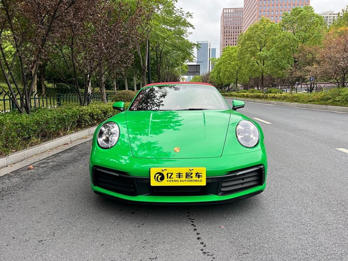 2021年9月保時捷 911  2022款 Carrera Cabriolet 3.0T