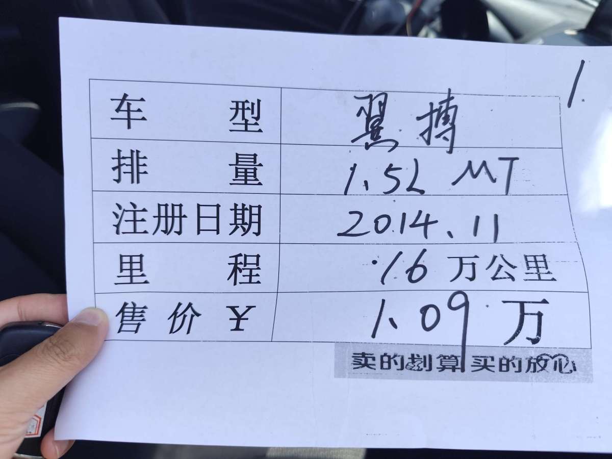 福特 翼搏  2013款 1.5L 手動(dòng)舒適型圖片