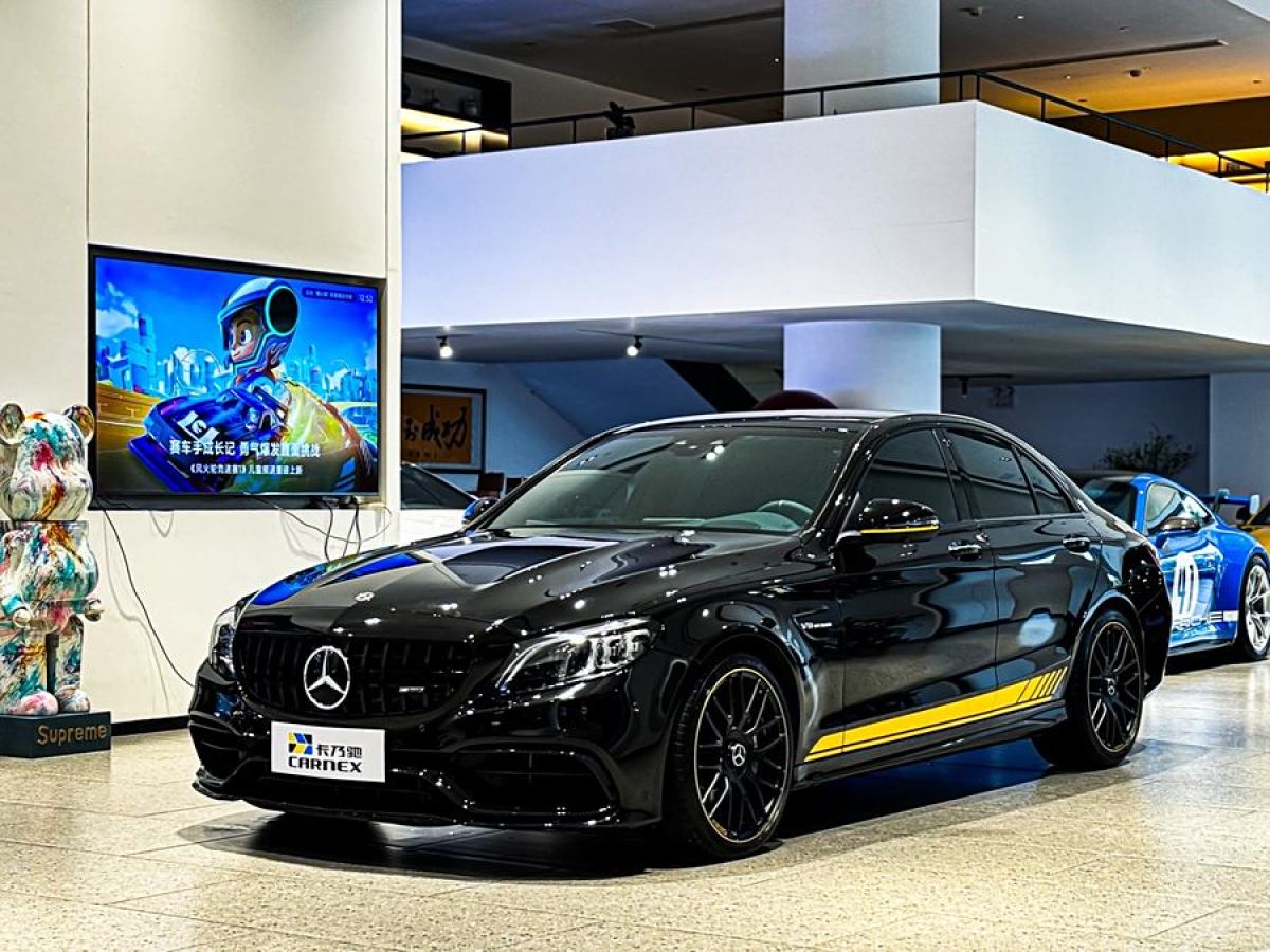 奔馳 奔馳C級AMG  2021款 AMG C 63 暗夜特別版圖片