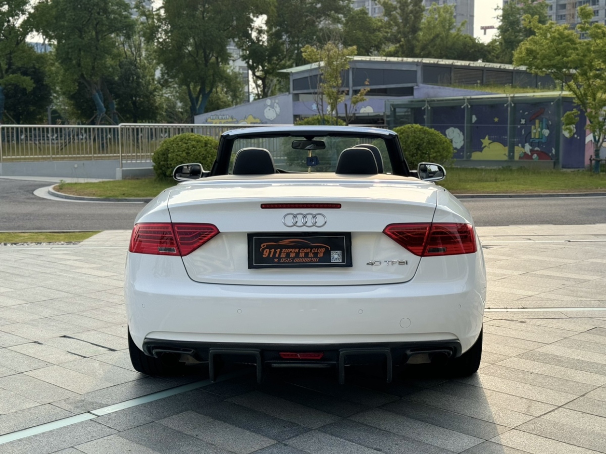 2012年11月奧迪 奧迪A5  2012款 2.0TFSI Cabriolet