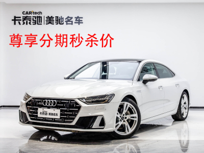 2024年1月  奧迪A7L 2024款 45TFSI quattro S-line 見遠(yuǎn)型 流晶套裝 圖片