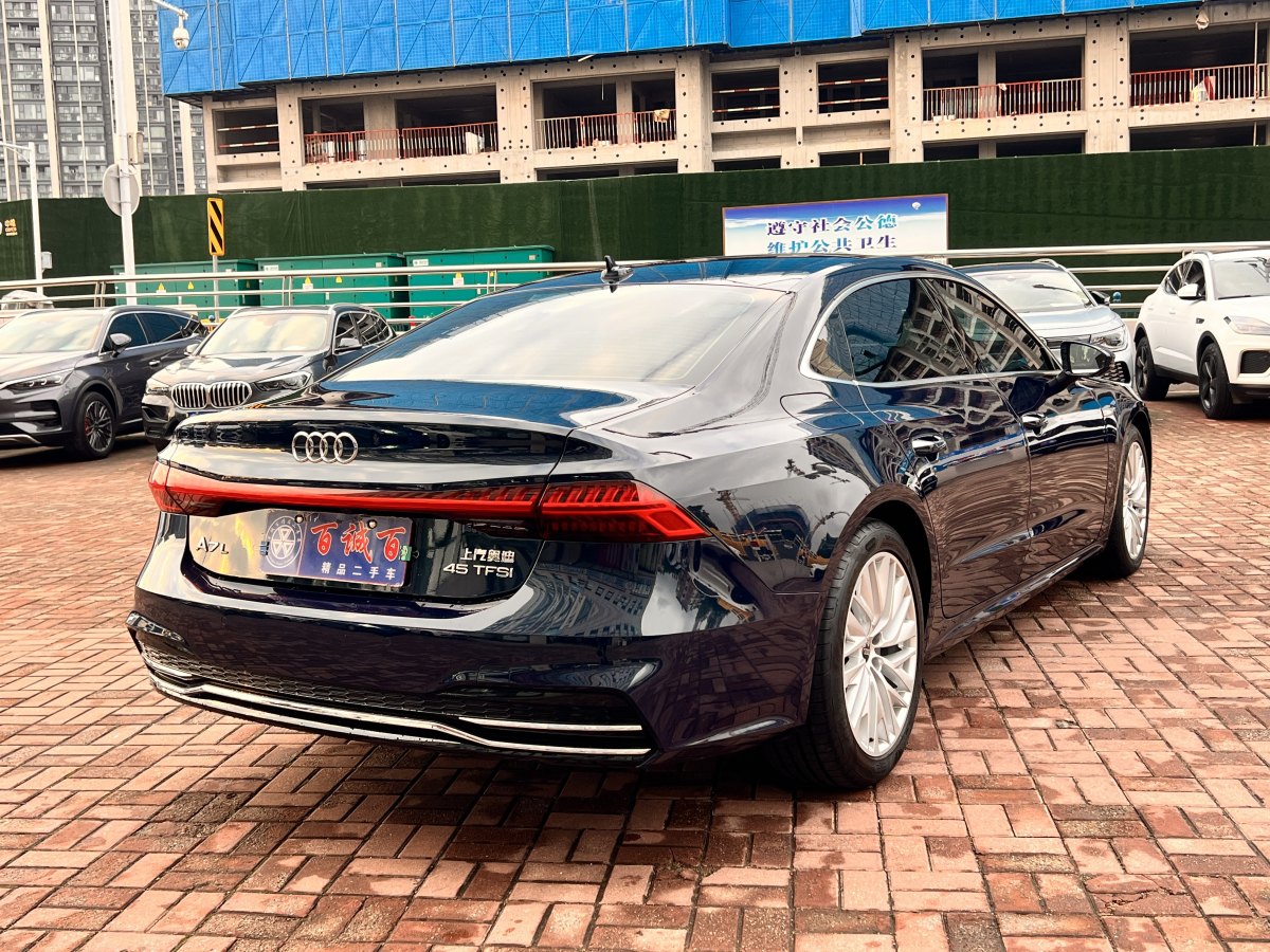 奧迪 奧迪A7L  2024款 45TFSI S-line 筑夢型 流晶套裝圖片