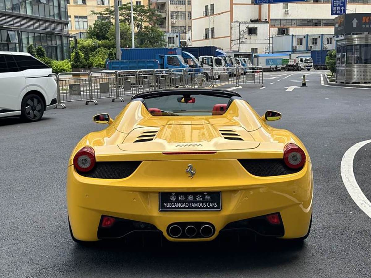 法拉利 458  2013款 4.5L Spider圖片