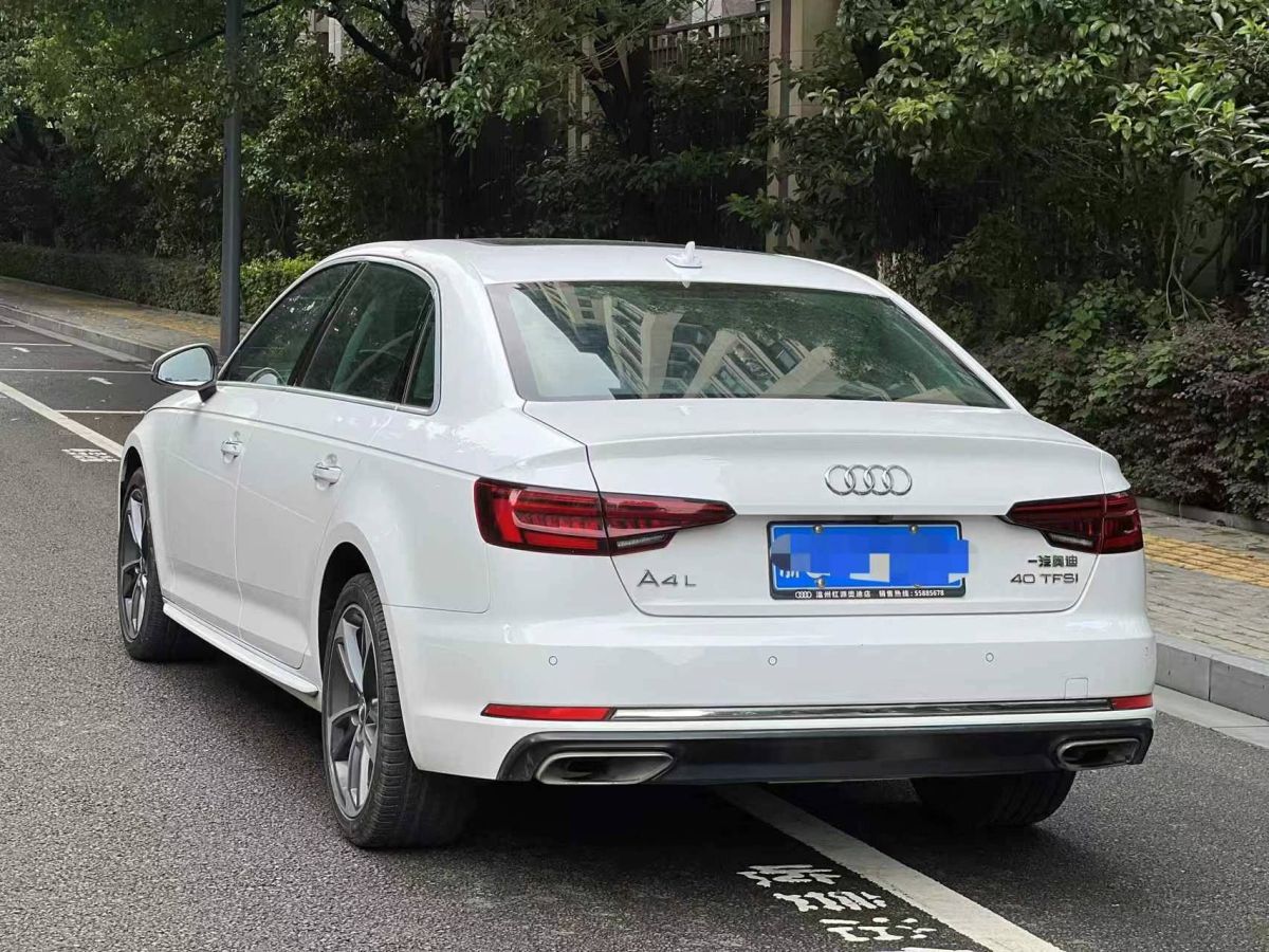 2019年1月奧迪 奧迪A4L  2019款 35 TFSI 進取型 國V