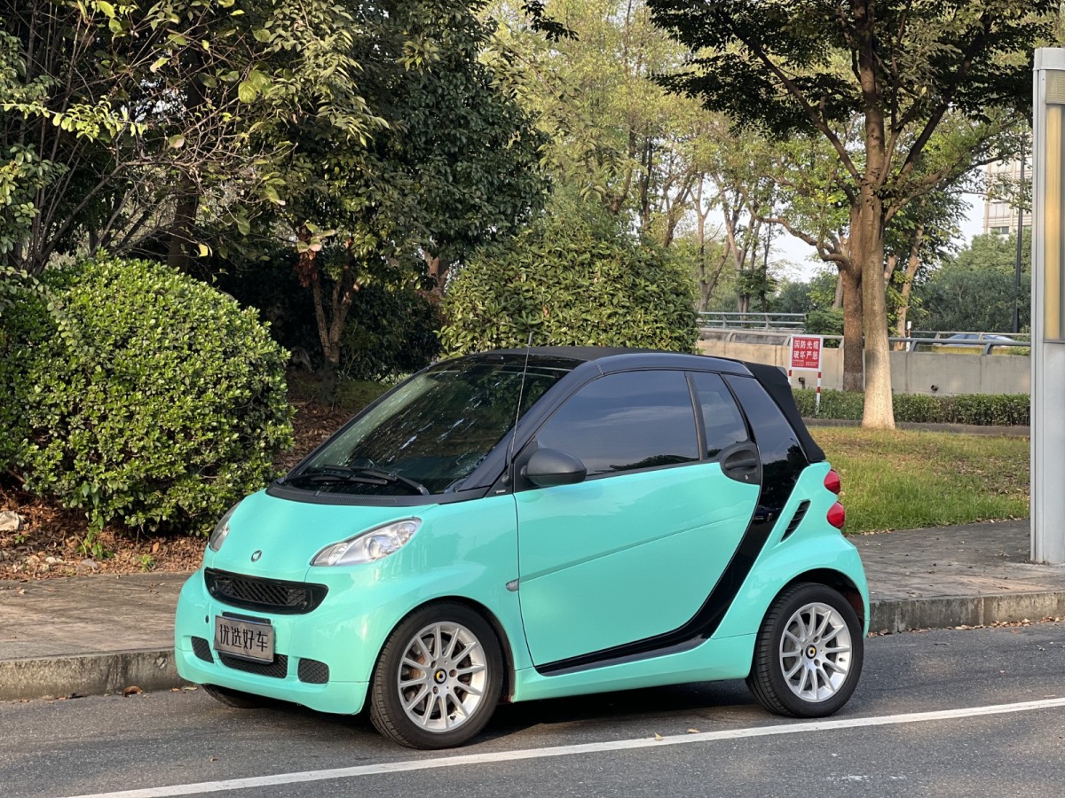 2016年8月smart fortwo  2012款 1.0 MHD 敞篷激情版