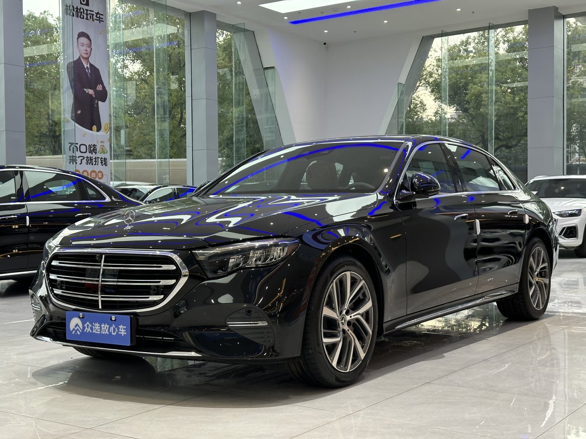 奔馳 奔馳E級  2024款 E 300 L 時尚型圖片