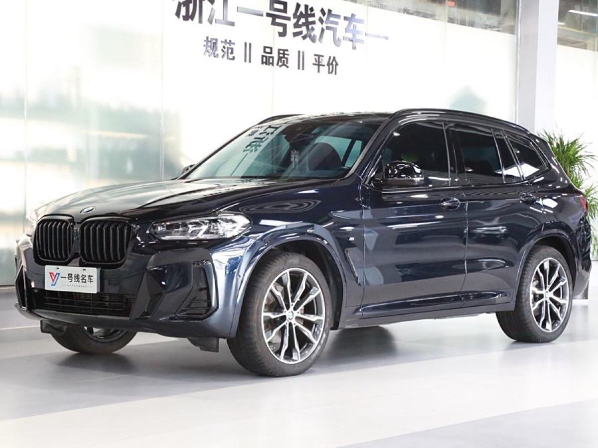 寶馬 寶馬X3  2022款 改款 xDrive30i 領(lǐng)先型 M曜夜套裝圖片