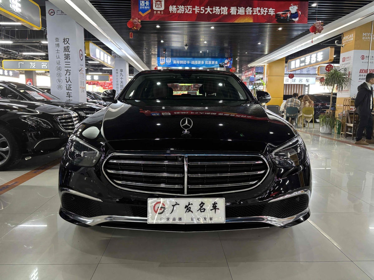 奔馳 奔馳E級  2022款 改款 E 300 L 時尚型圖片