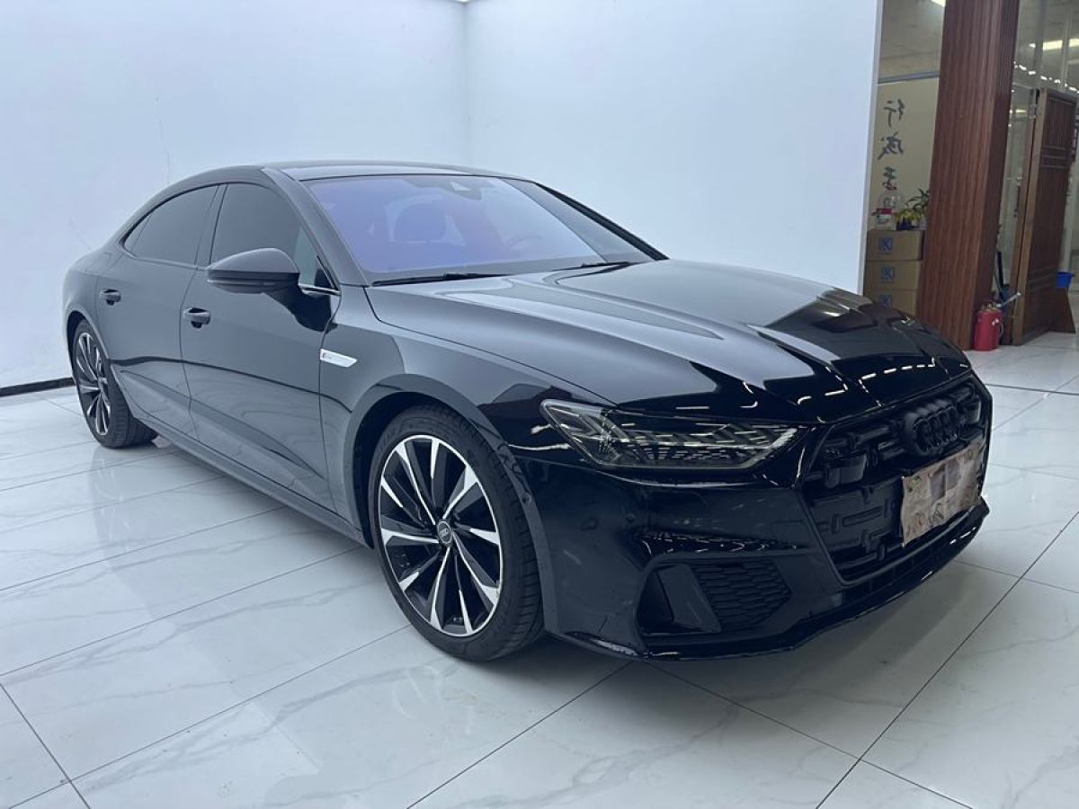 奧迪 奧迪A7L  2024款 55TFSI quattro S-line 志遠(yuǎn)型 流晶套裝圖片