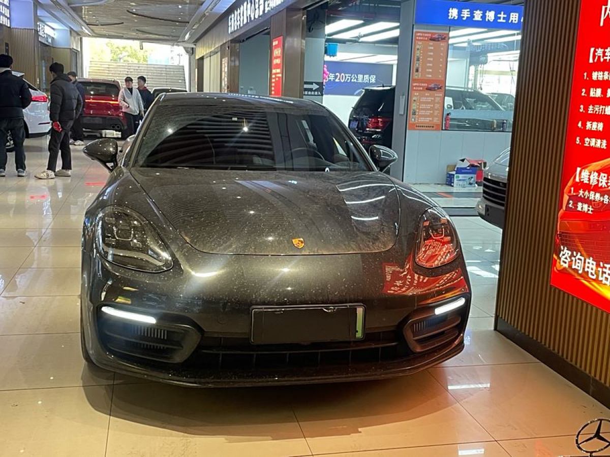 保時(shí)捷 Panamera新能源  2023款 改款 Panamera 4 E-Hybrid 行政加長鉑金版 2.9T圖片