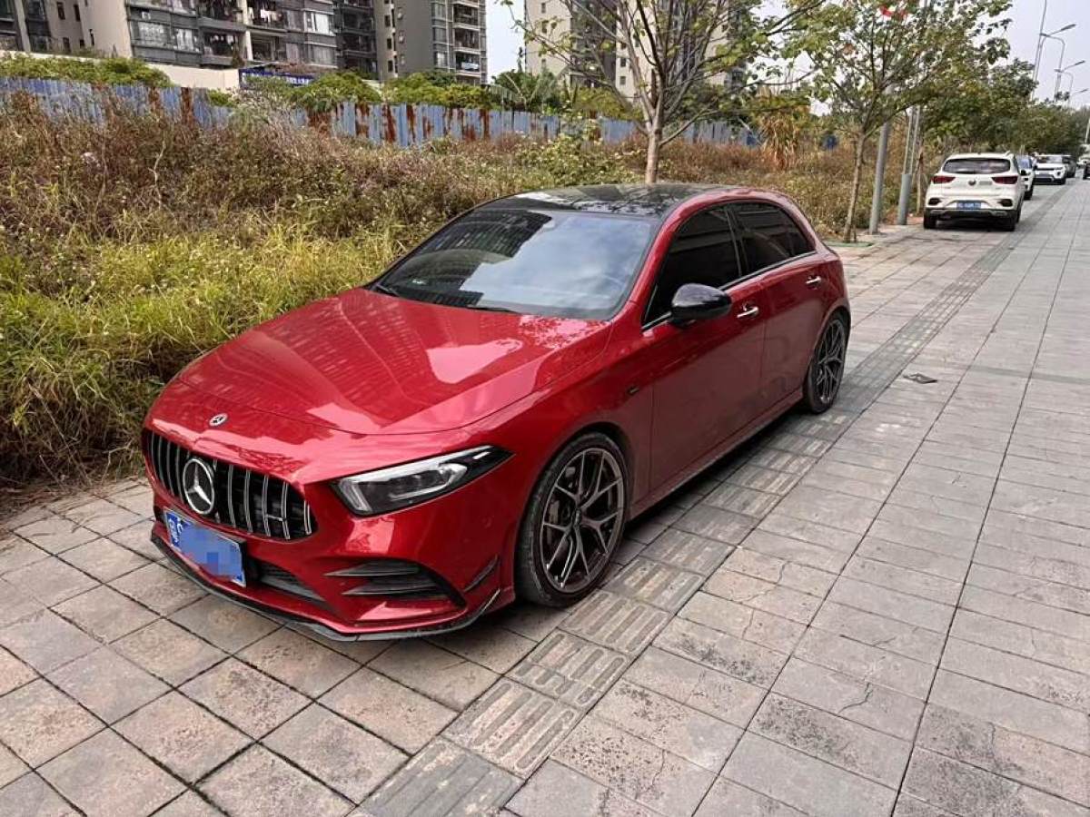 奔馳 奔馳A級AMG  2020款 改款 AMG A 35 4MATIC 先型特別版圖片