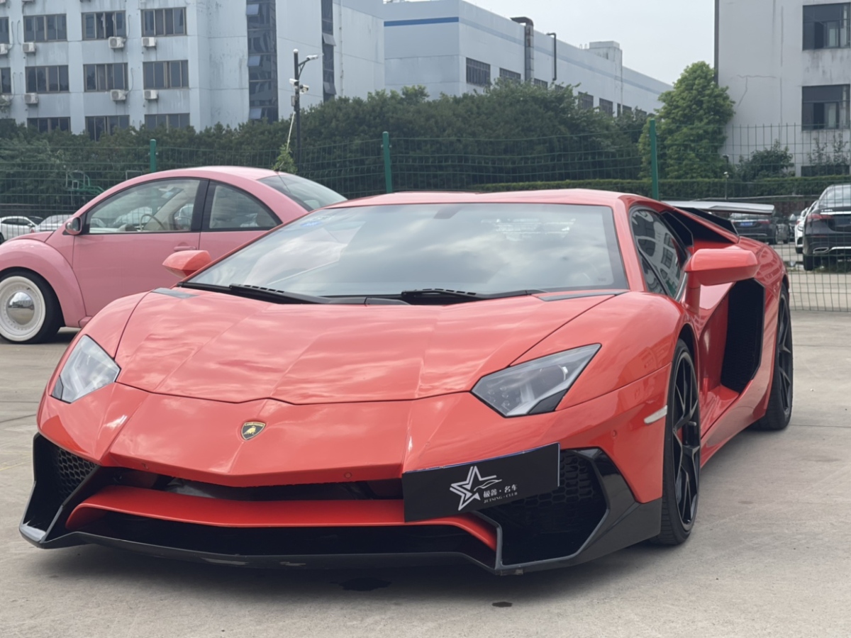 杭州2015年1月兰博基尼aventador2011款lp7004红色自动档