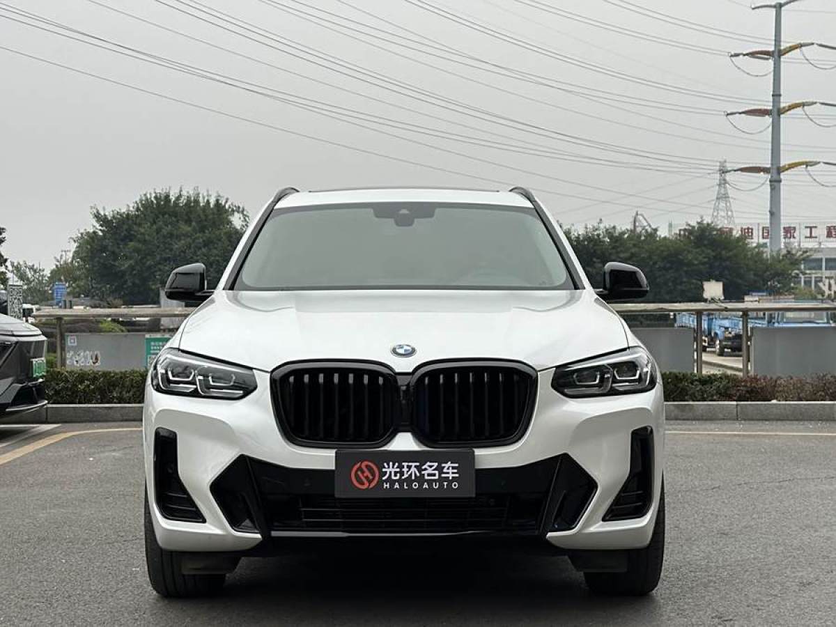 寶馬 寶馬X3  2022款 改款 xDrive30i 領(lǐng)先型 M曜夜套裝圖片