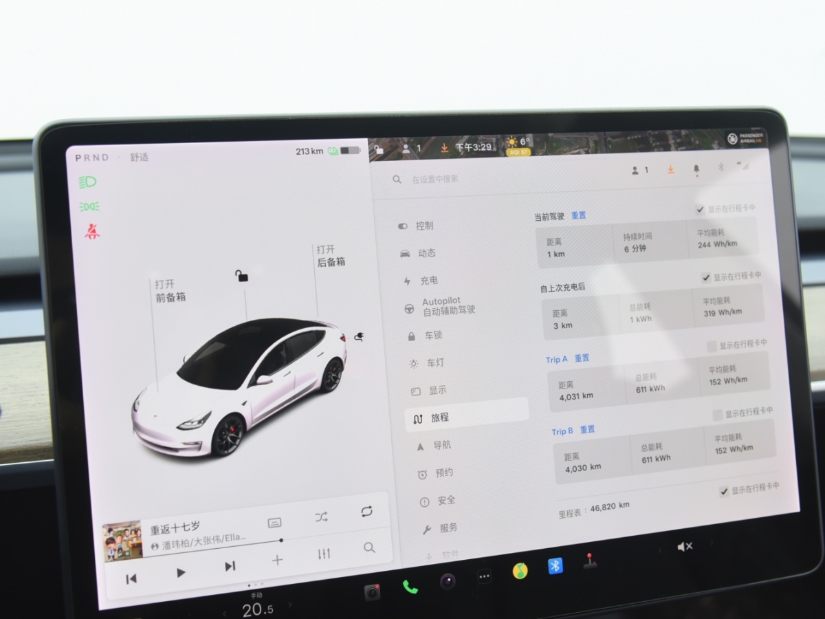 特斯拉 Model 3  2021款 Performance高性能全輪驅(qū)動(dòng)版 3D6圖片