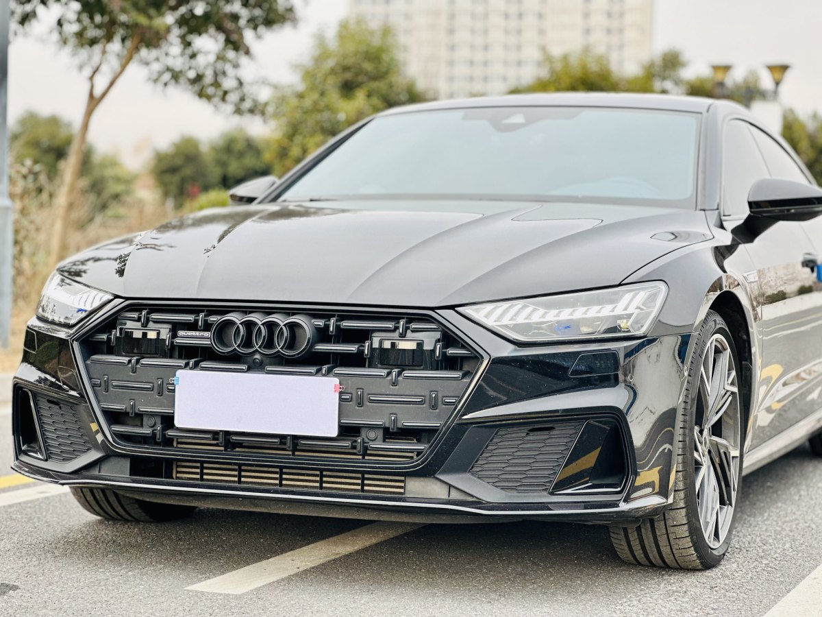 奧迪 奧迪A7L  2023款 45 TFSI quattro S-line 黑武士版圖片