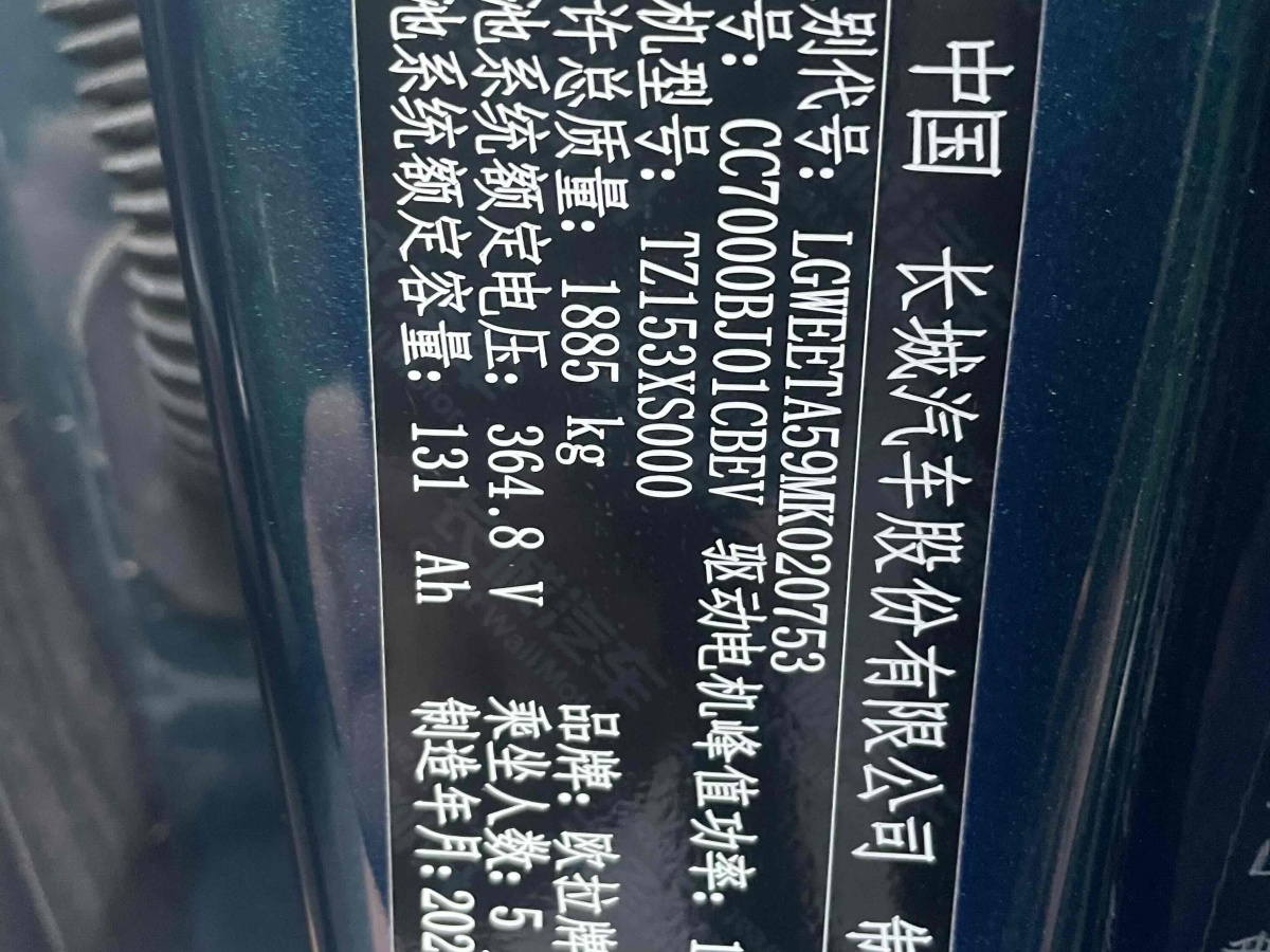 歐拉 歐拉好貓  2021款 400km標(biāo)準(zhǔn)續(xù)航 雅典娜版圖片