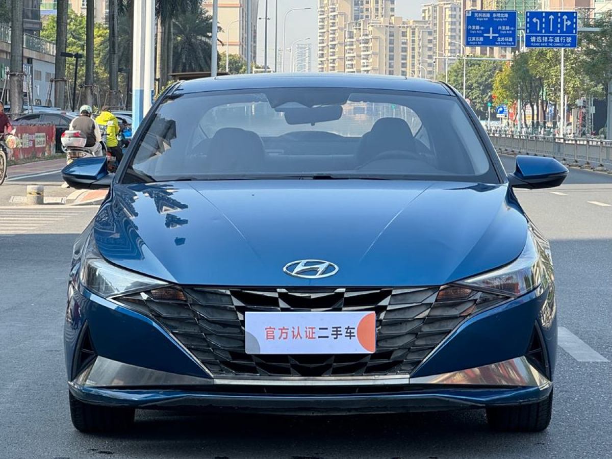 現(xiàn)代 伊蘭特  2021款 1.5L LUX尊貴版圖片