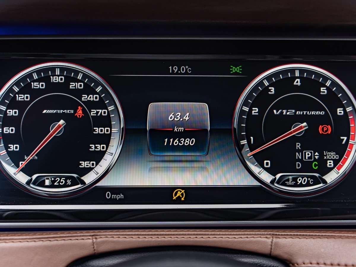 2016年8月奔驰 奔驰S级AMG  2014款 AMG S 65 L